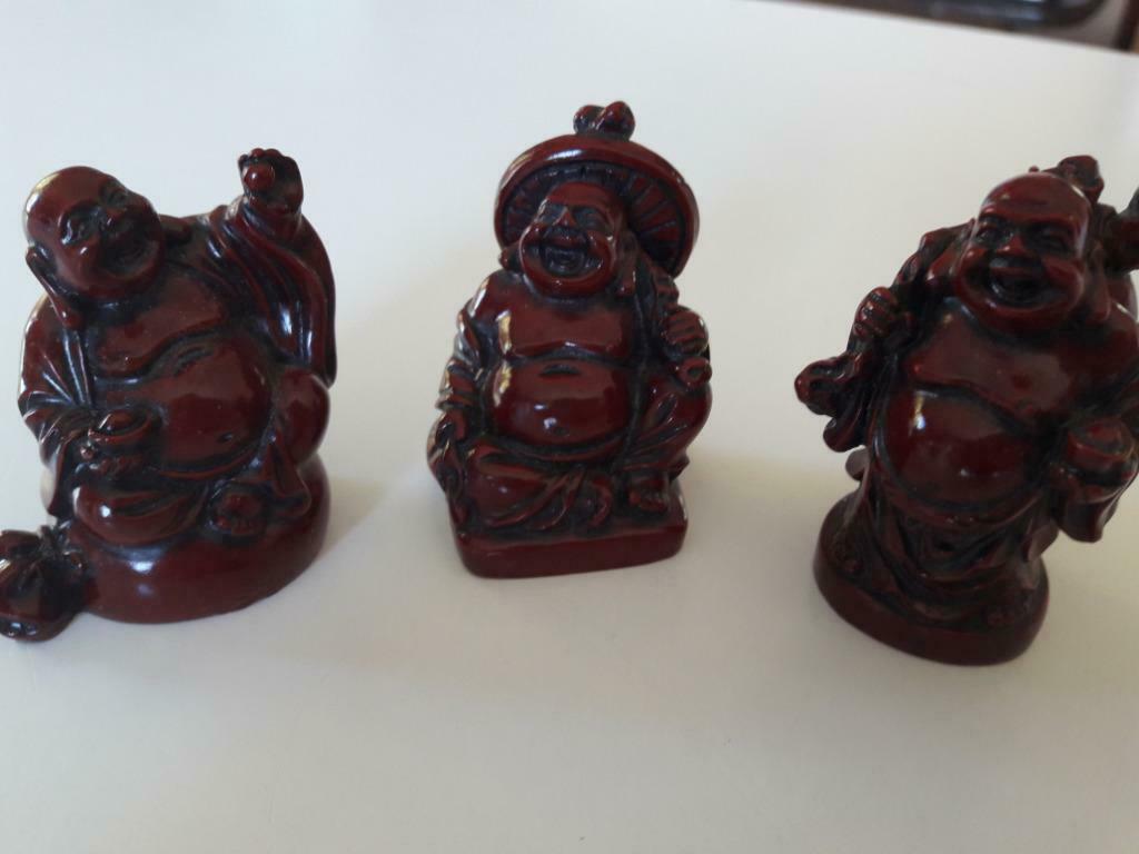 3 Boeddha's beeldjes, Antiek en Kunst, Ophalen of Verzenden