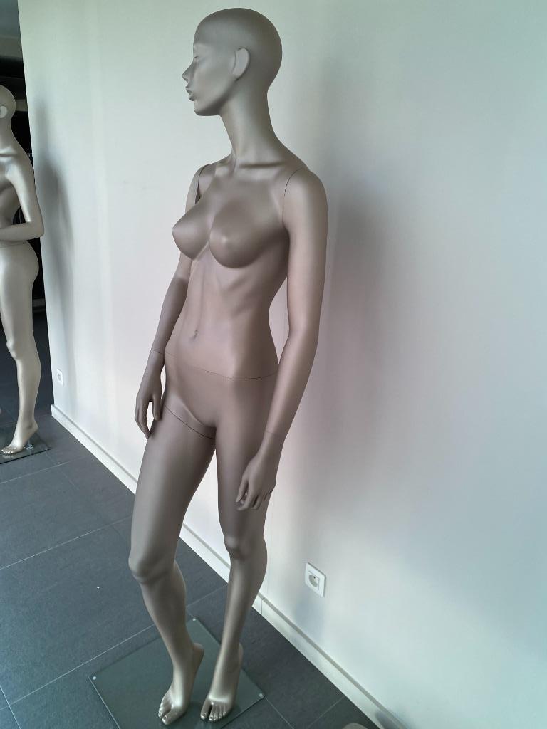 bronzen etalagepop (4x), Huis en Inrichting, Ophalen, Zo goed als nieuw
