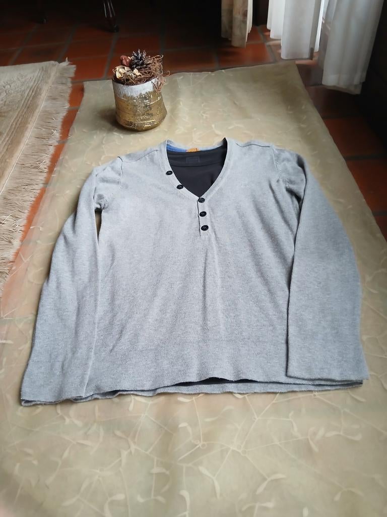 Chasin grijze trui + zwart T shirt maat medium mooie staat, Kleding | Heren, Truien en Vesten, Zwart, Ophalen of Verzenden