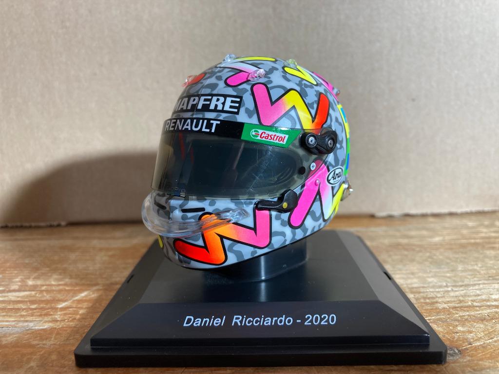 Daniël Ricciardo 2020 helm 1:5 Spark Renault R.S.20 F1, Ophalen of Verzenden, Nieuw, Formule 1
