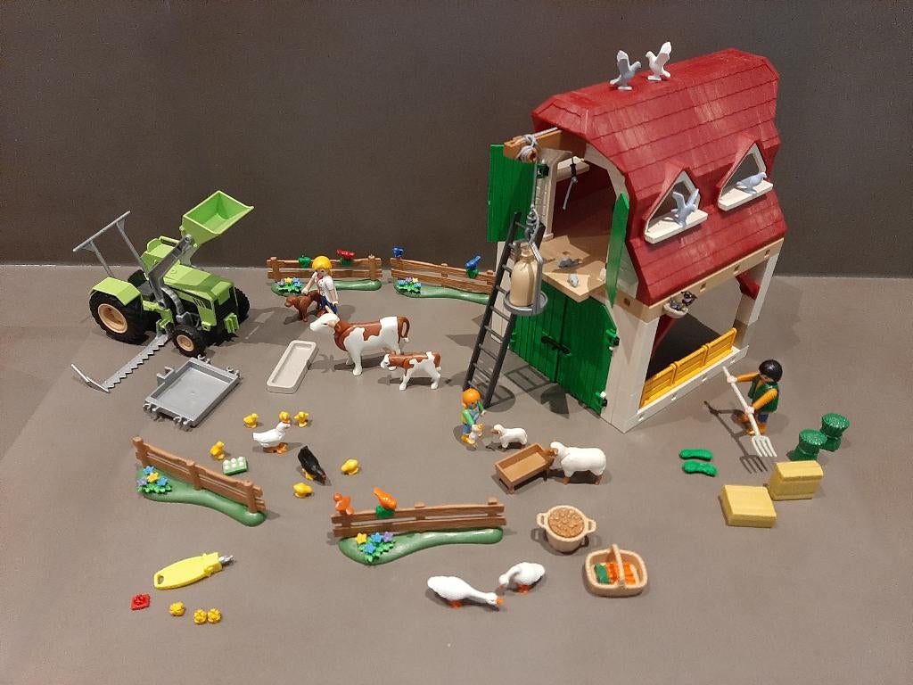 Playmobil boerderij en huisdieren meerdere foto's, Kinderen en Baby's, Speelgoed | Playmobil, Zo goed als nieuw, Complete set