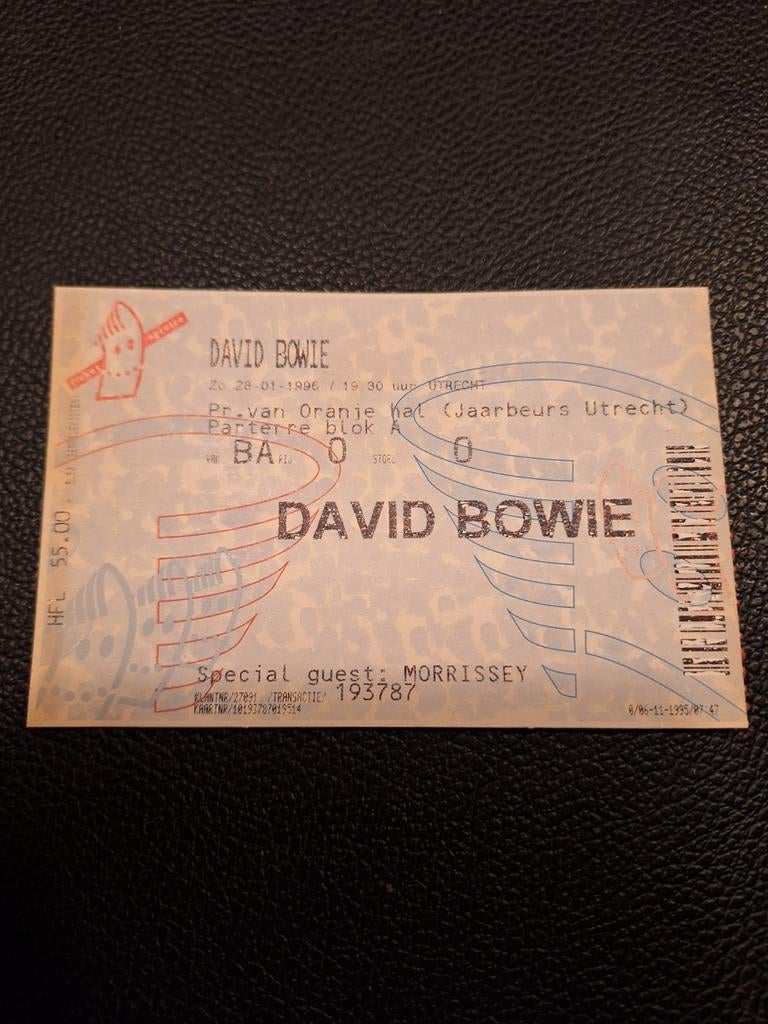 David Bowie 1996 jaarbeurs Utrecht/Vredenburg 1997, Verzamelen, Ophalen of Verzenden