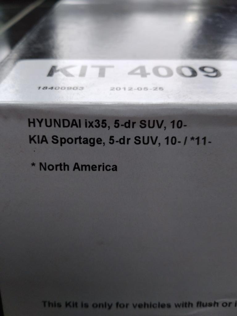 THULE kit 4009 - Kia Sportage - Hyundai Tucson, Autos : Pièces & Accessoires, Enlèvement ou Envoi