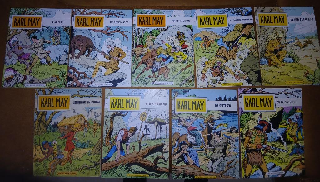 karl may Willy Vandersteen, Boeken, Stripverhalen, Willy Vandersteen, Ophalen of Verzenden, Zo goed als nieuw, Meerdere stripboeken