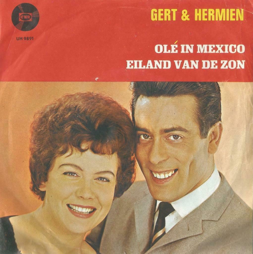 Gert & Hermien – Olé in Mexico / Eiland van de zon – Single, Enlèvement ou Envoi, Utilisé, En néerlandais