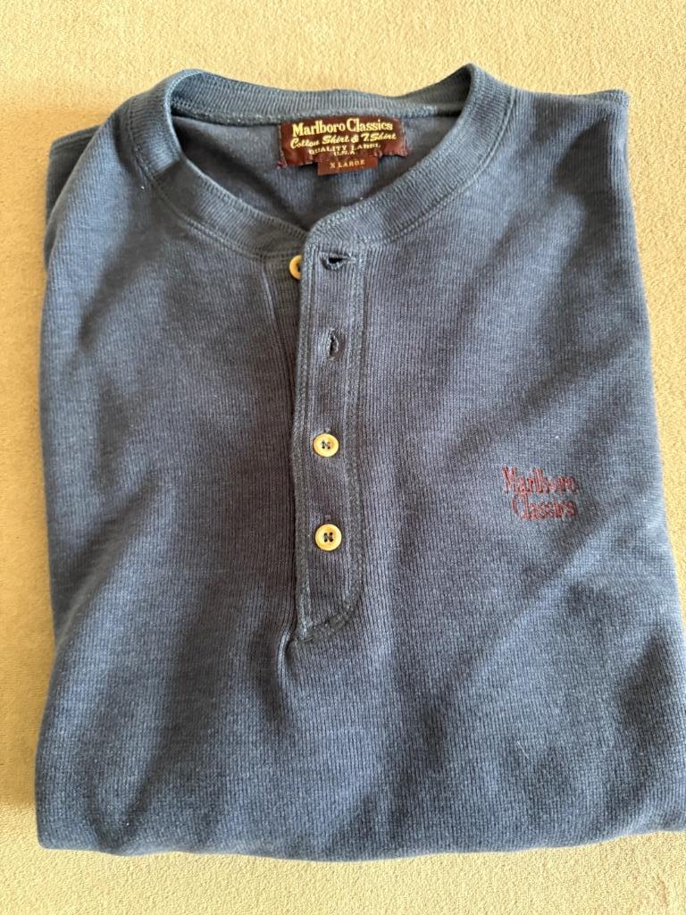 Pull/chemise bleu New Marlboro Classics, Enlèvement ou Envoi, Taille 56/58 (XL), Bleu, Neuf