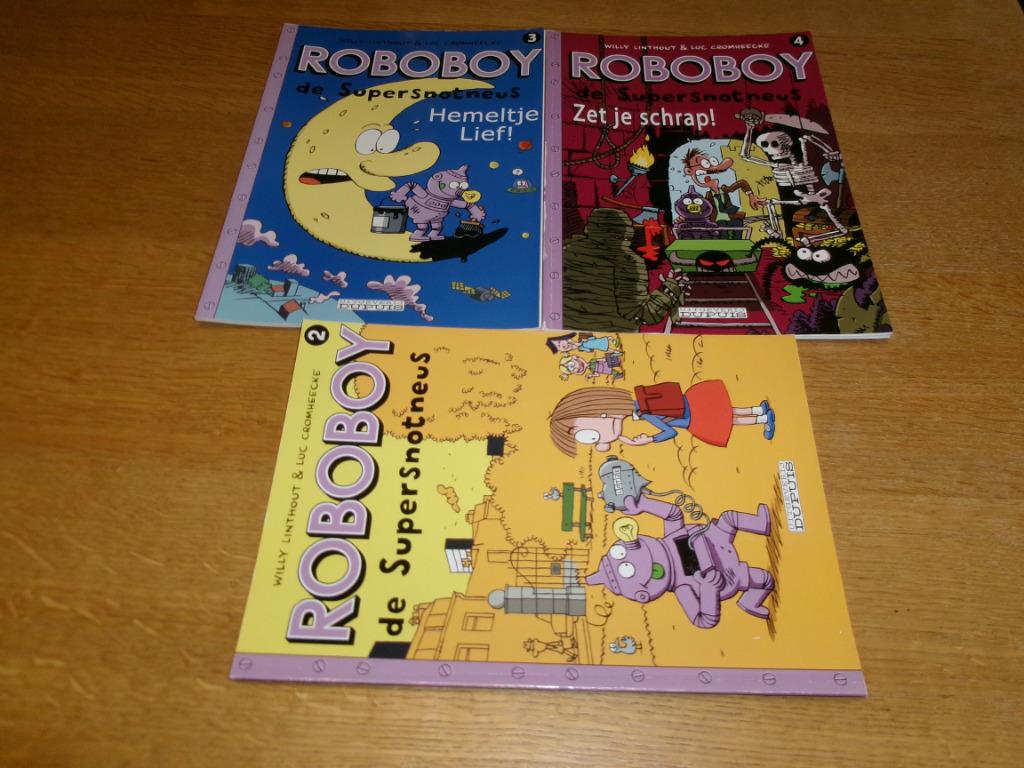3 “Roboboy” strips, Boeken, Strips | Comics, Gelezen, Meerdere comics, Europa, Ophalen of Verzenden