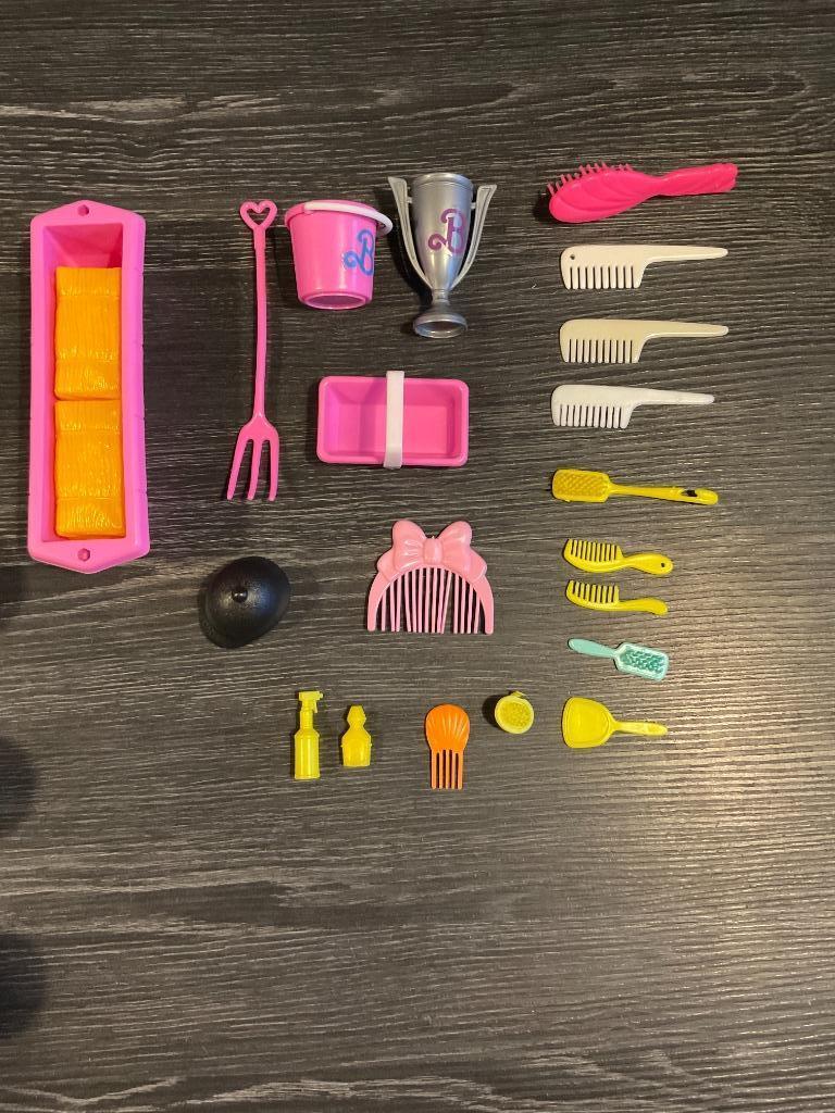 Set d'accessoires Barbie Mattel, Enlèvement ou Envoi, Comme neuf, Accessoires