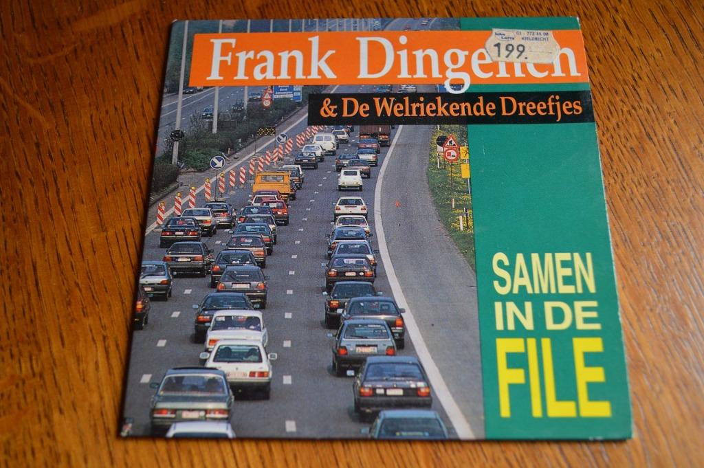 Frank Dingenen & De welriekende dreefjes - Samen in de file, 1 single, Ophalen of Verzenden, Gebruikt, Nederlandstalig