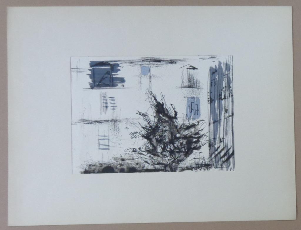 JAN VAERTEN / GEBOUW / ORIGINEEL WERK / 50x65cm / SIG, Ophalen of Verzenden
