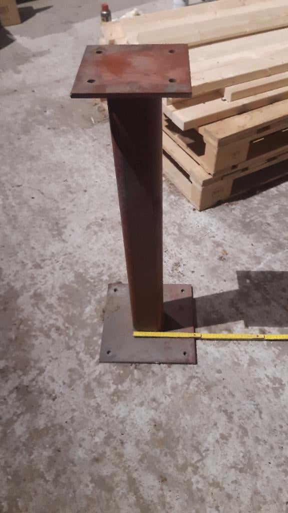 Zware sokkel of voet, Ophalen of Verzenden, Gebruikt, Minder dan 70 cm, Bankschroef