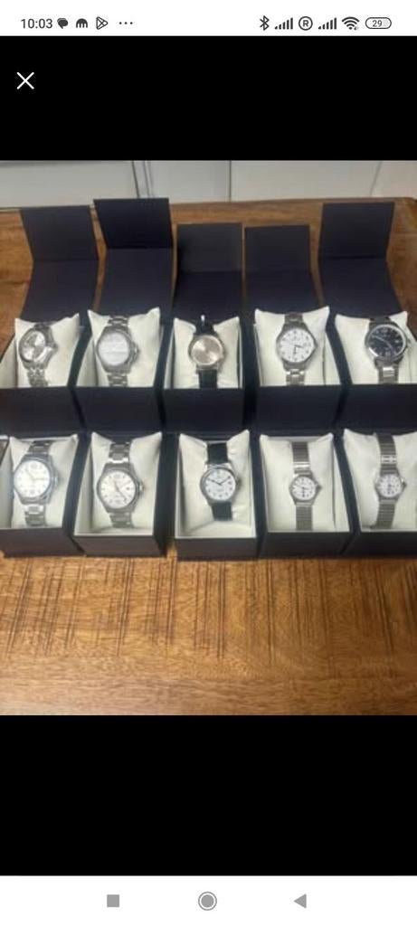 Montres neuves Certus avec certificat d'authenticité et boît