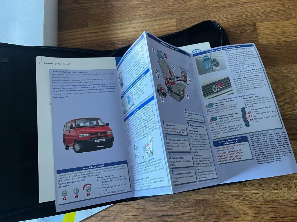 DOCUMENTS DE BORD VW TRANSPORTER, Envoi