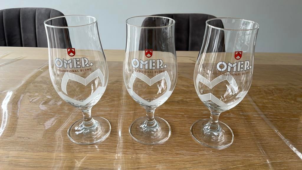 Omer glazen, Verzamelen, Glas en Drinkglazen, Ophalen of Verzenden, Zo goed als nieuw