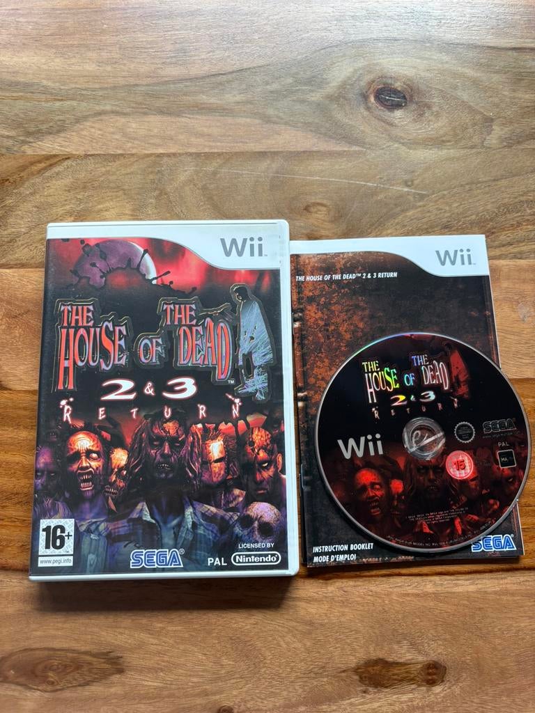 Jeu nintendo wii the house of the dead 2 & 3 return, Enlèvement ou Envoi, Utilisé
