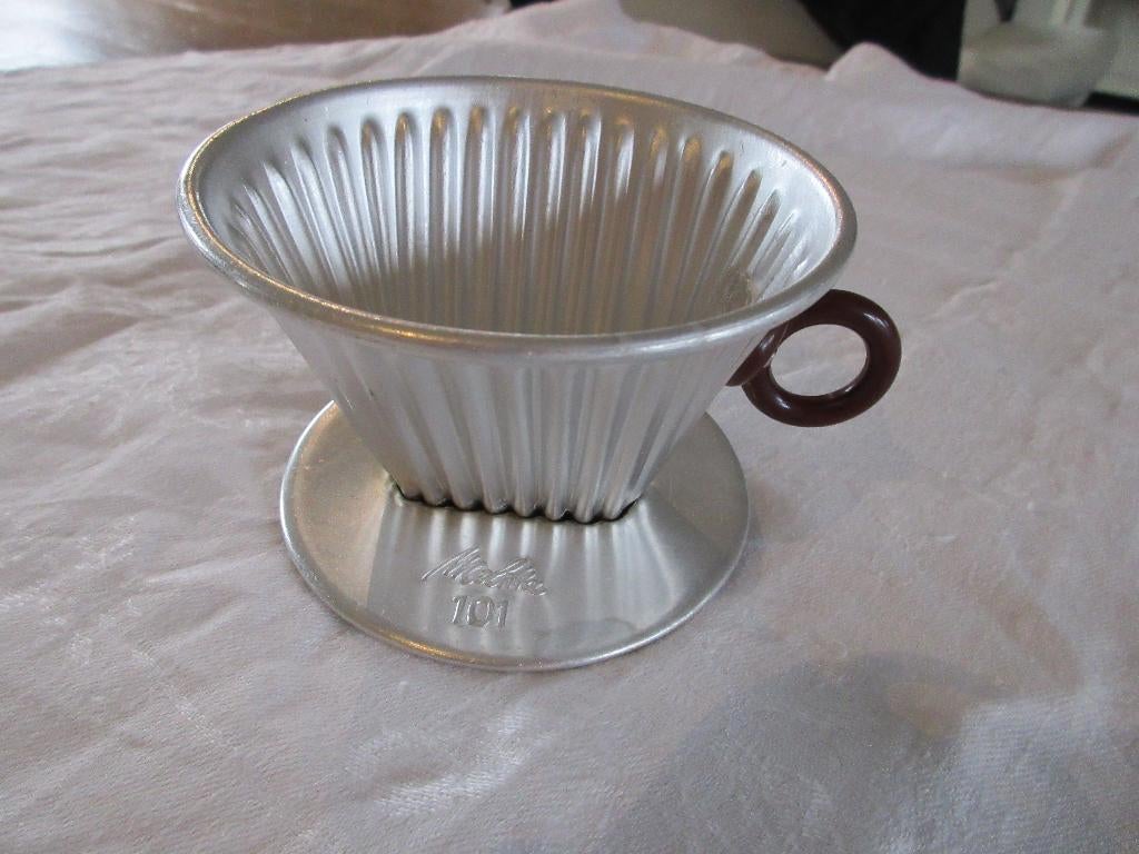 Filtre à café Vintage MELITTA 101 en aluminium, Enlèvement