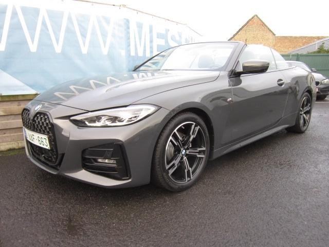 BMW 420iA Cabrio Facelift PROF NAVI + SPORTPAKKET + TREKHAAK, Autos, BMW, Cuir, Argent ou Gris, Achat, Entreprise