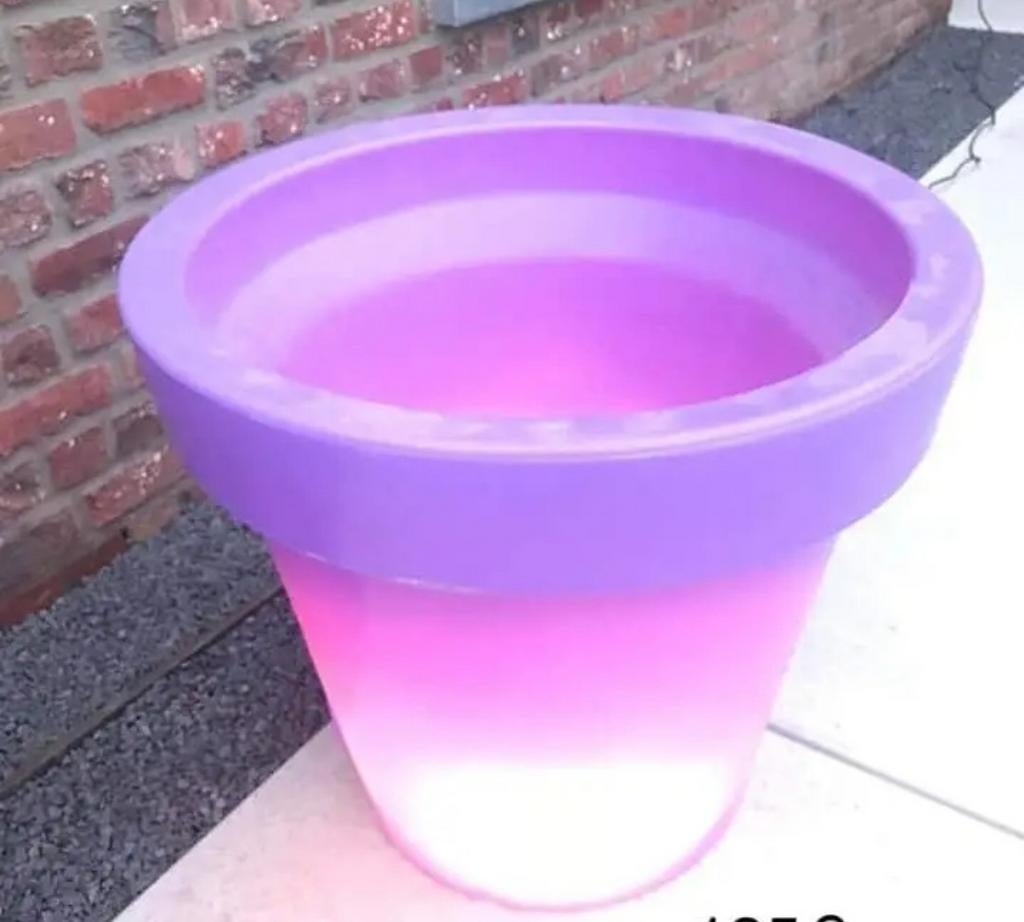 Jardinière vase lumineux de la marque hollandaise BloomPot, Utilisé, Jardin