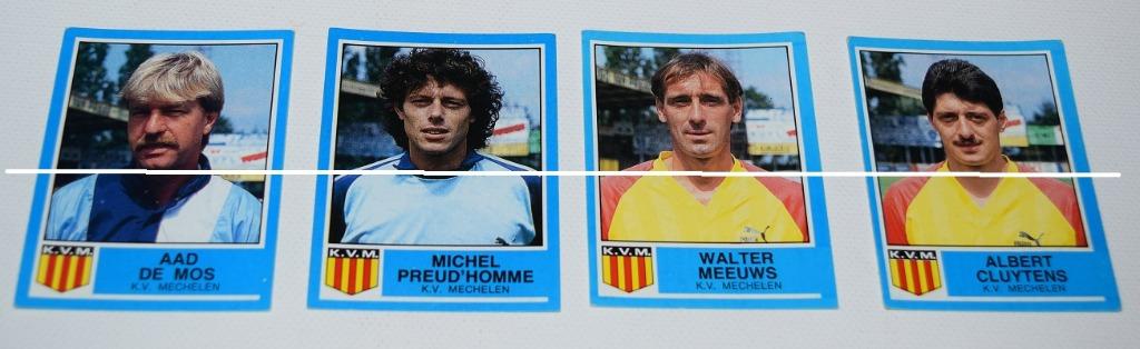 Panini/Football 87/KV Malines/4 autocollants, Envoi, Neuf, Affiche, Image ou Autocollant
