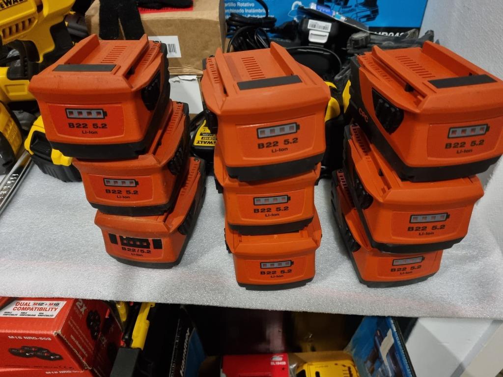 Batterie HILTI 22V Li-Ion 5.2Ah B22/5.2, Enlèvement, Comme neuf