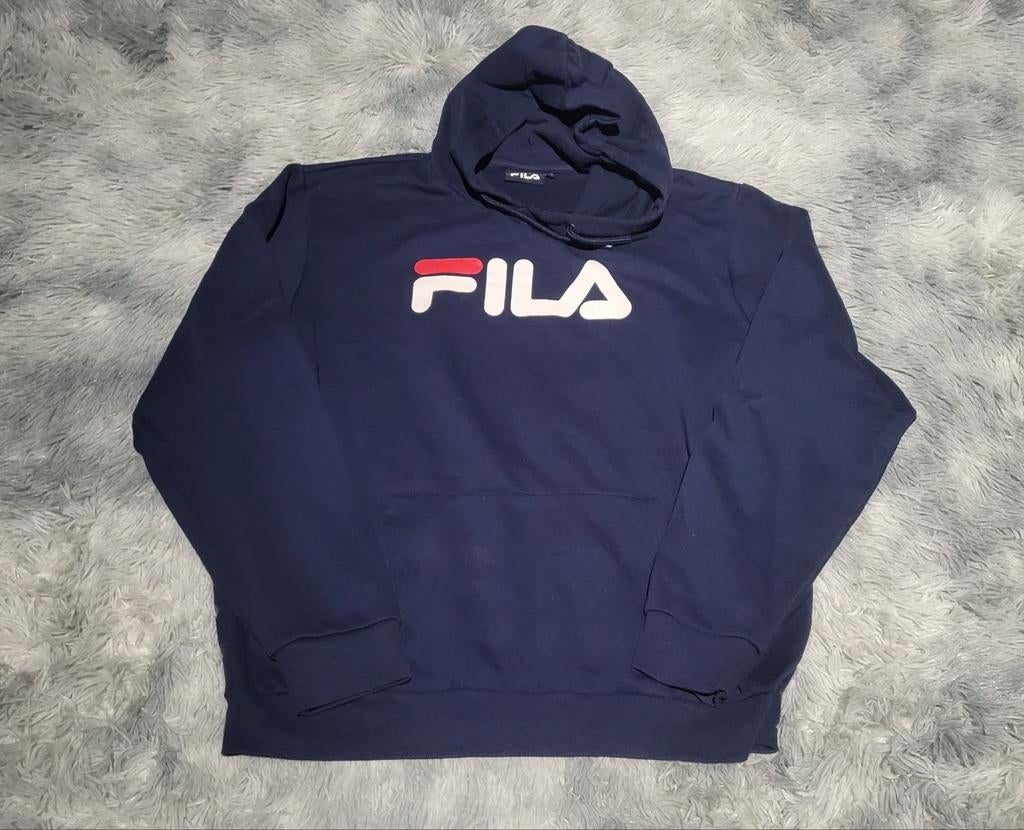FILA Sportswear blauwe hoodie - maat XL, Blauw, Maat 56/58 (XL), Ophalen of Verzenden, Fila