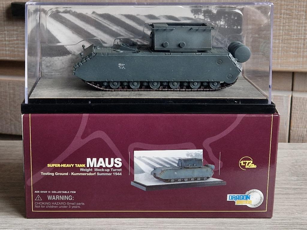 Dragon Armor 60167 Super-Heavy Tank Maus Testing Summer 1944, Ophalen of Verzenden, Landmacht, Miniatuur of Beeldje