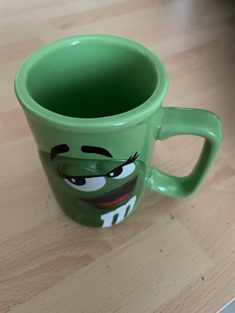 Miss Green M&M Reclame Koffietas - Coffee Mug, Verzamelen, Ophalen of Verzenden, Gebruikt, Tv, Gebruiksvoorwerp