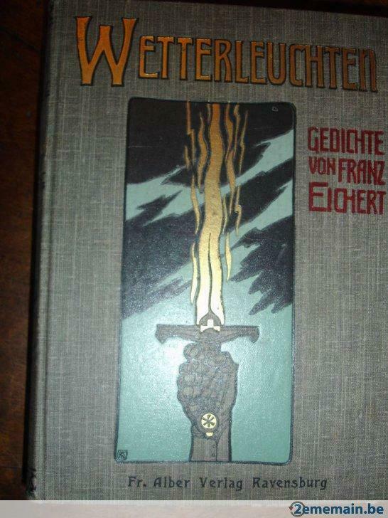 poésie allemande Wetterleuchten 1904, Ophalen of Verzenden