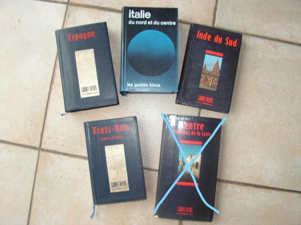4 guides de voyage en français « Guides Bleus »., Livres, Enlèvement ou Envoi, Utilisé, Guide ou Livre de voyage