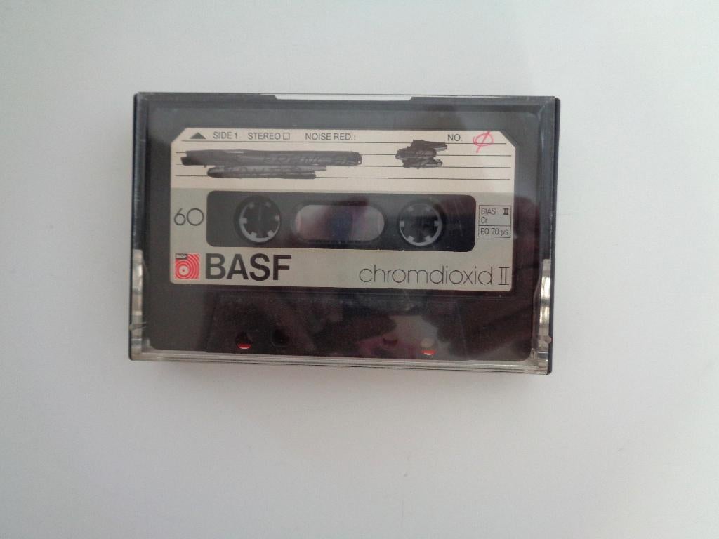 K7 audio enregistrables. BASF 60 Chromdioxid II, Envoi, Utilisé, Autres genres, Pré-enregistrées