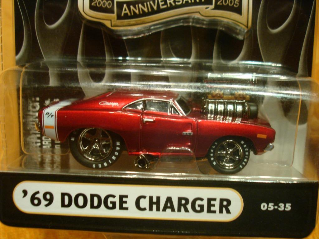 69 Dodge Charger Muscle Machines 1/64, Ophalen of Verzenden, Nieuw, Auto