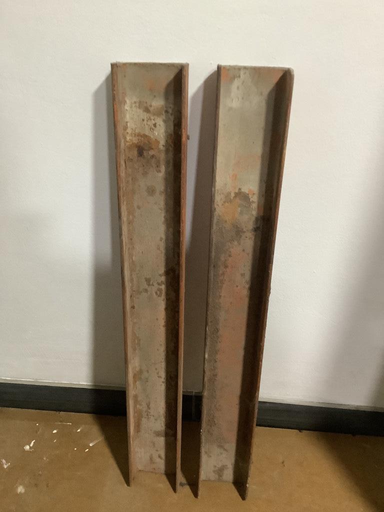 Barre d'acier- Profilé en U - 40 x 80 x 40 x 4,0 mm (60 cm), Enlèvement, Neuf, Fer