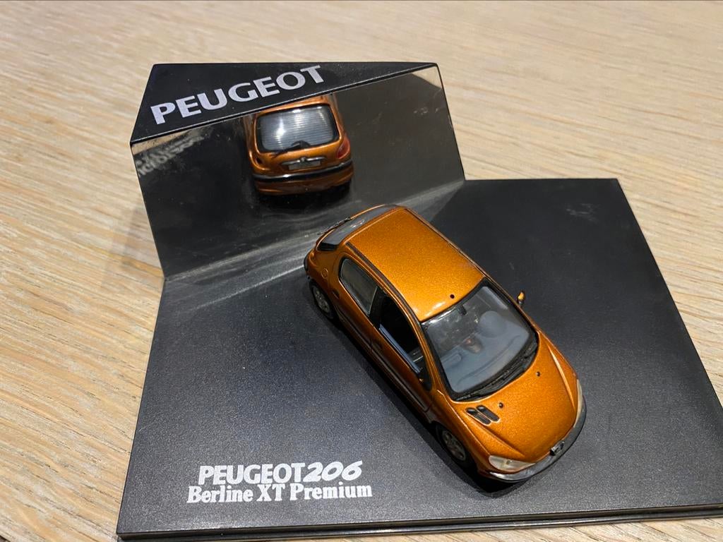 Peugeot 206 XT Premium 1998 bronze NOREV 1/43 - MIB, Hobby en Vrije tijd, Ophalen of Verzenden, Zo goed als nieuw, Norev