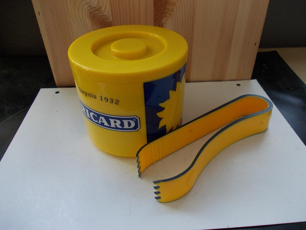 Ricard ijsemmer + ijstang, Verzamelen, Ophalen of Verzenden, Zo goed als nieuw, Gebruiksvoorwerp