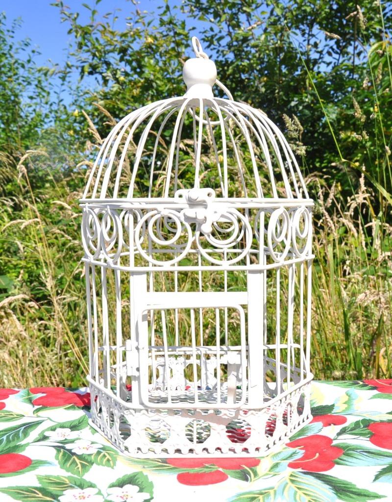 cage decorative en metal, Huis en Inrichting, Woonaccessoires | Overige, Zo goed als nieuw, Ophalen of Verzenden
