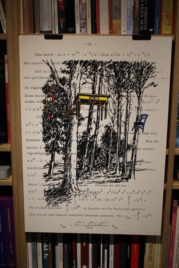 Hugo Duchateau - Litho - 1987 (25/14), Ophalen of Verzenden