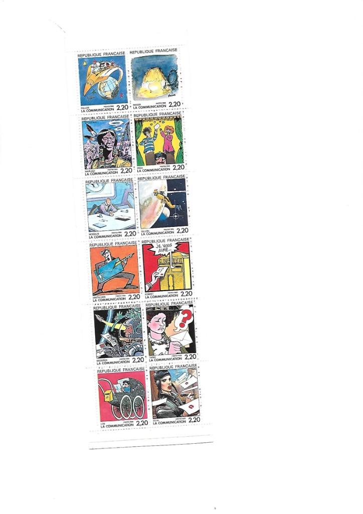Carnets de Timbres de FRANCE, Envoi, Non oblitéré