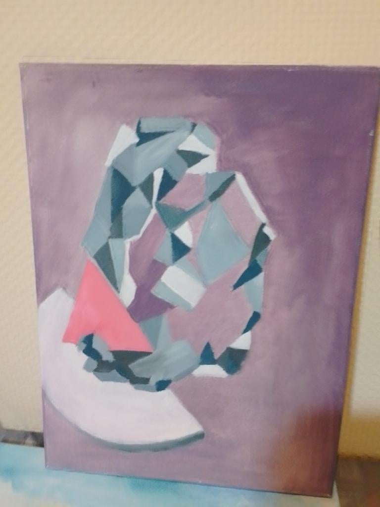 Peinture abstraite sur toile, Enlèvement ou Envoi