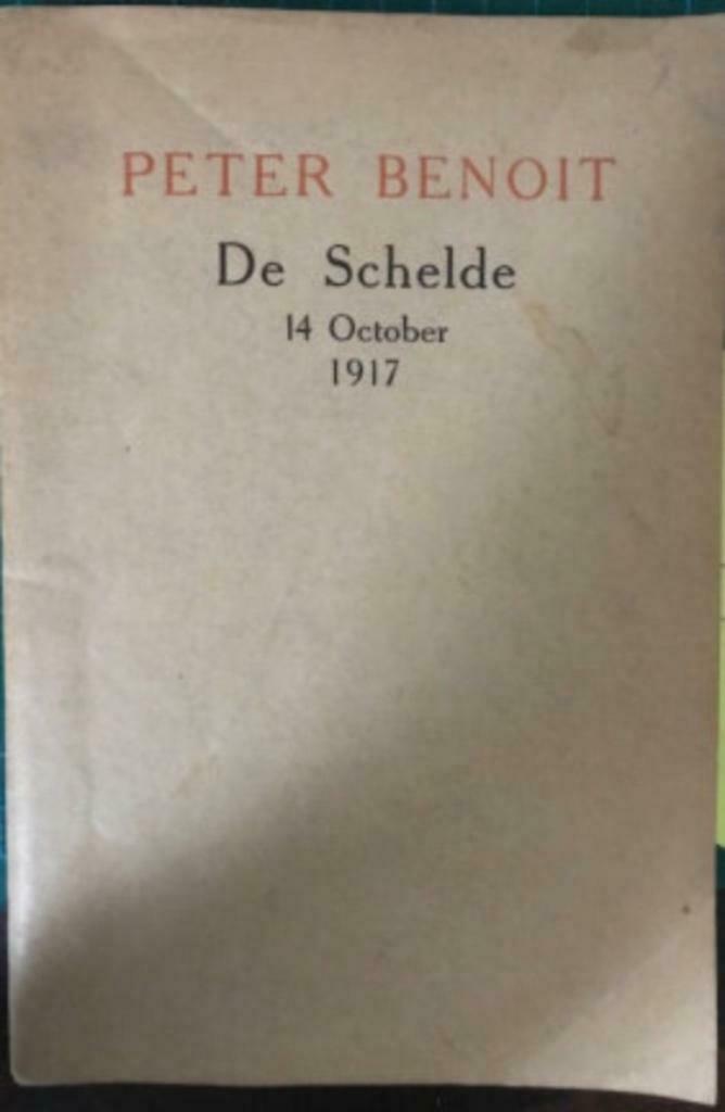 De Schelde, 14 october 1917, Peter Benoit, Boeken, Ophalen