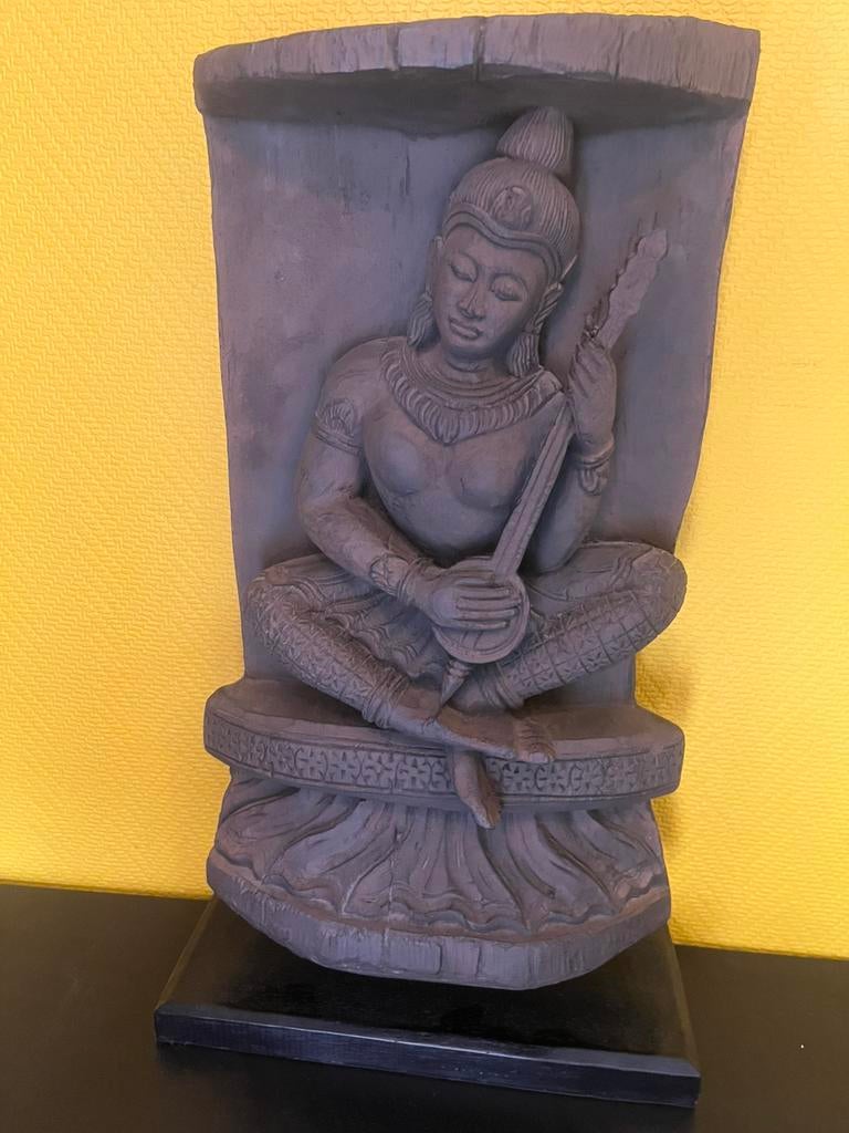 Groot Boudha beeld 60cm hoog, Enlèvement, Comme neuf