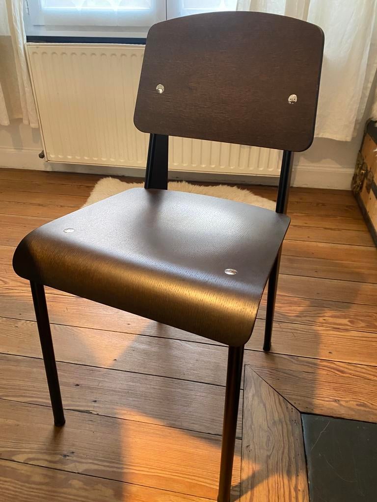 Chaise Vitra Jean prouvé authentique, Ophalen, Zwart, Twee
