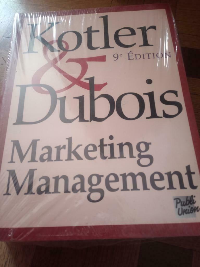 Livre marketing management Kotler & Dubois, Livres, Enlèvement ou Envoi