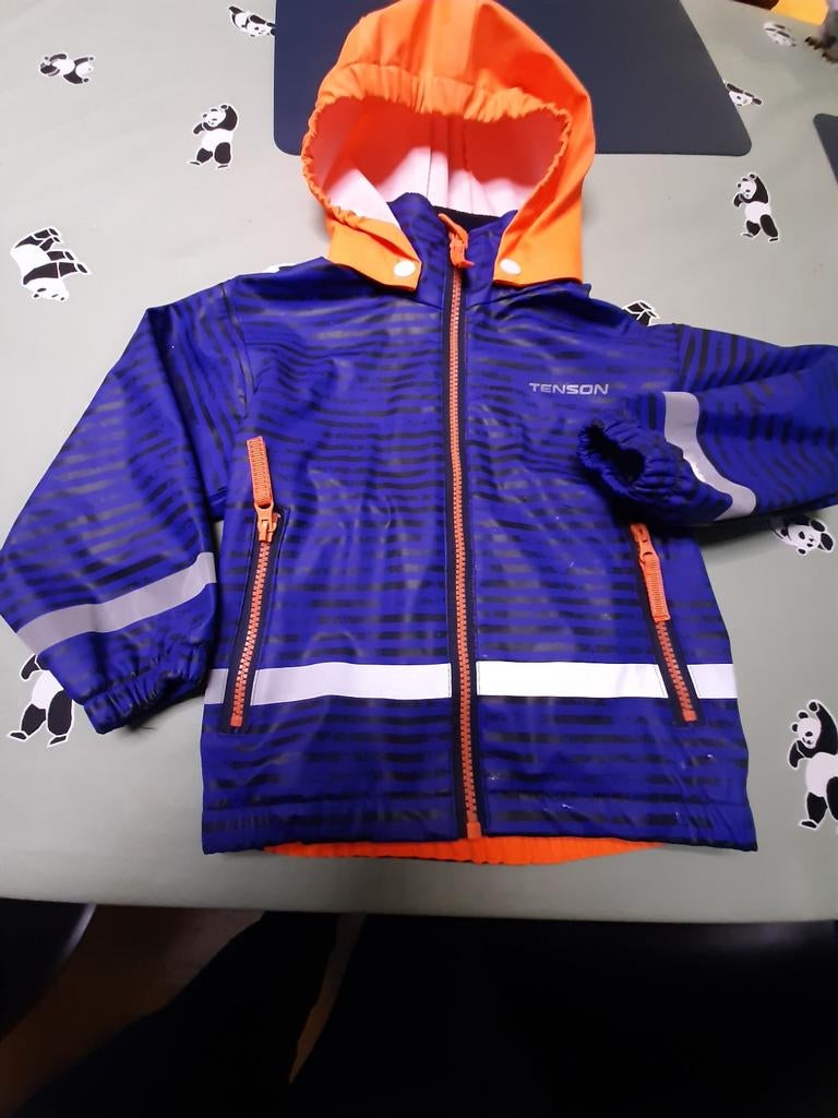 ZGAN TENSON Onmisbaar outdoorjas +afneembare kap, Kinderen en Baby's, TENSON, Verzenden, Jongen of Meisje, Zo goed als nieuw