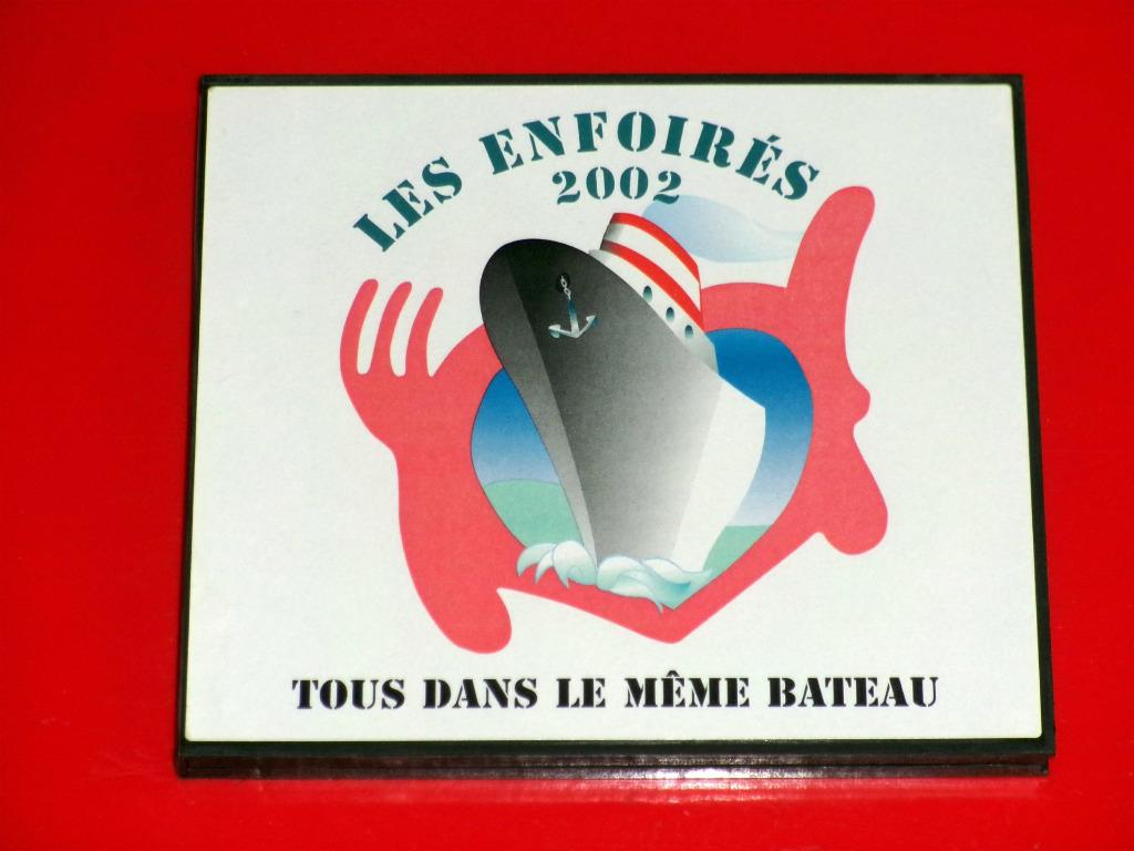 * LES ENFOIRES 2002 - TOUS DANS LE MEME BATEAU *, CD & DVD, Enlèvement ou Envoi, Utilisé