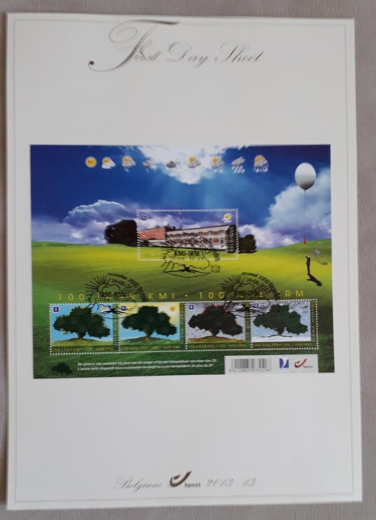 Année 2013 : FDS 2013-13 - 4352-4356 du bloc 209 - Centenair, Ophalen