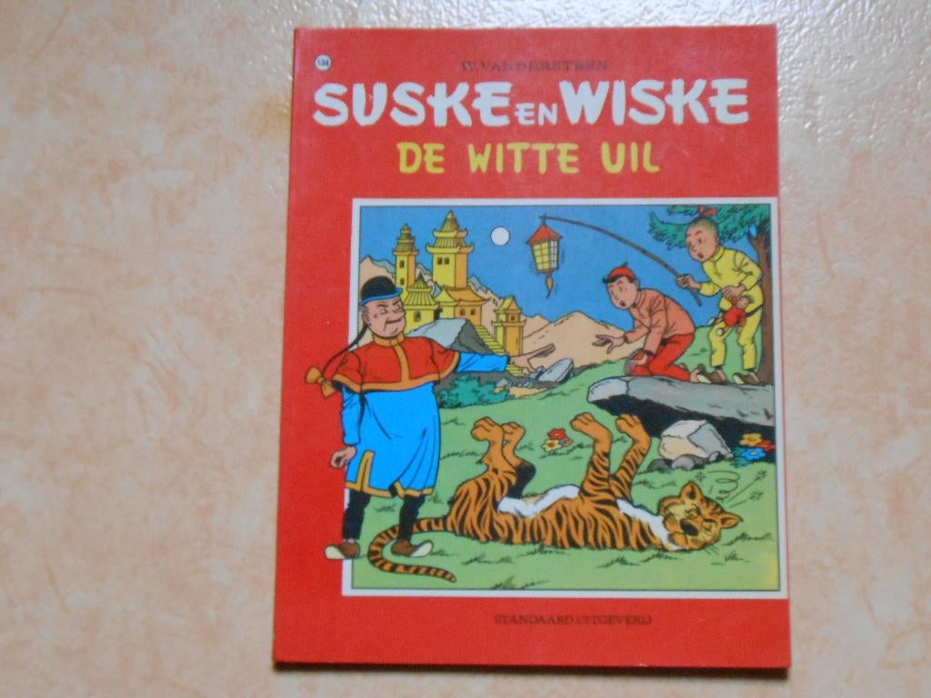 Suske en wiske 134 De witte uil 1972 1 ste druk., Enlèvement ou Envoi, Willy Vandersteen, Une BD, Comme neuf