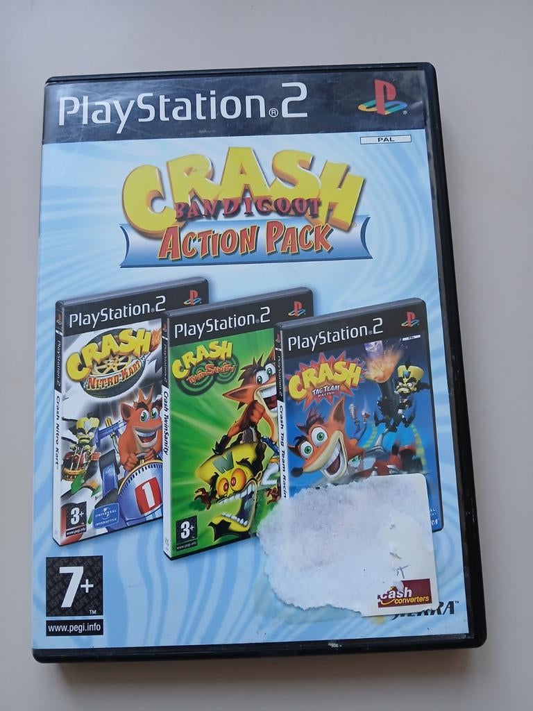 Crash bandicoot action pack ps2, Consoles de jeu & Jeux vidéo, Enlèvement ou Envoi