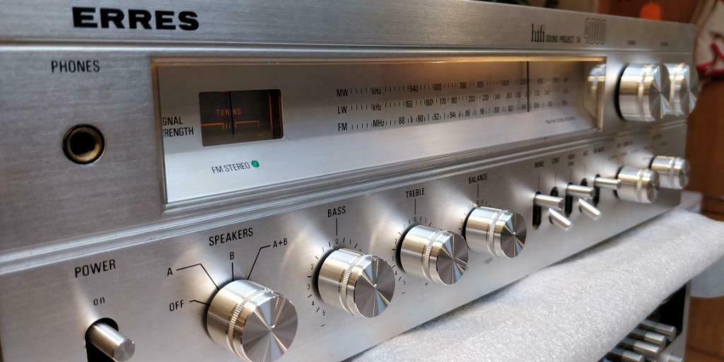 Erres (Philips) TA-4000 Stereo Receiver (1978-80), Ophalen of Verzenden, Gebruikt, Stereo, Overige merken