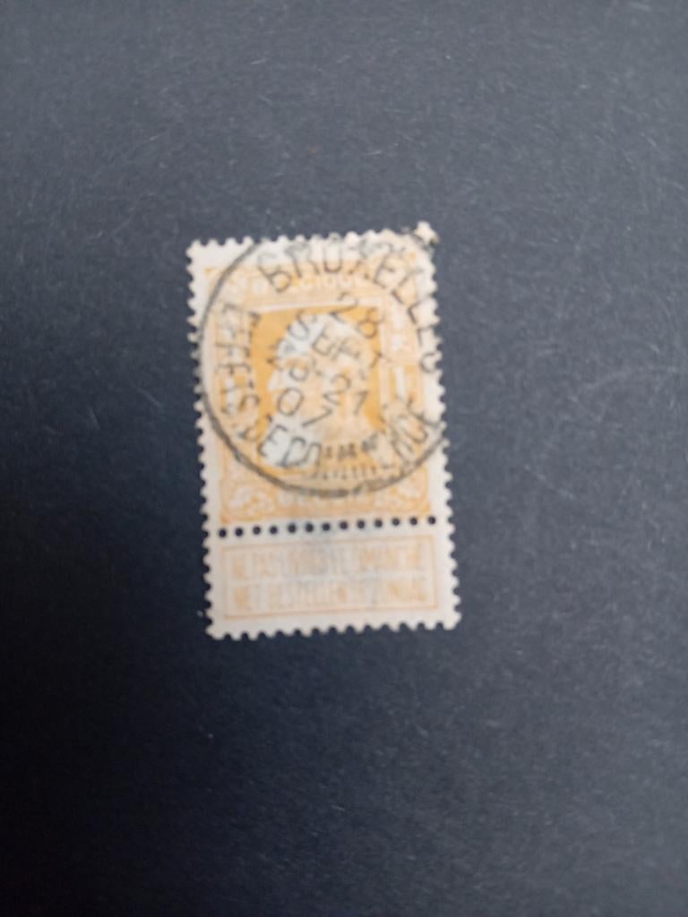 Timbre de Belgique 79 estampillé lot 232B, Enlèvement ou Envoi, Oblitéré
