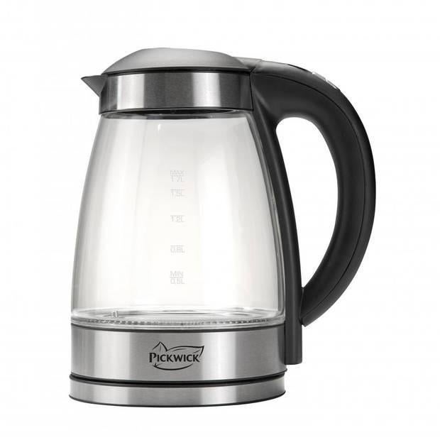 Pickwick waterkoker Deluxe digitaal glas 1,7L, Ophalen, Zo goed als nieuw
